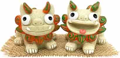 シーサー様 リクエスト 6点 まとめ商品 シーサー 置物 玄関 沖縄 シーサー 土産 新築祝い 開店祝い